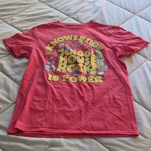 Vintage Red Schoolhouse Rock T-Shirt Size Medium
